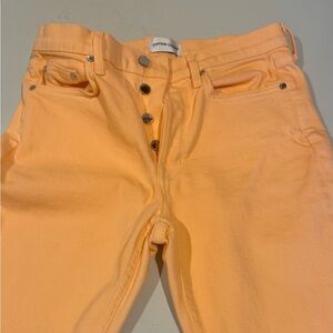 Cotton Citizen High Split Jean Coral Denim